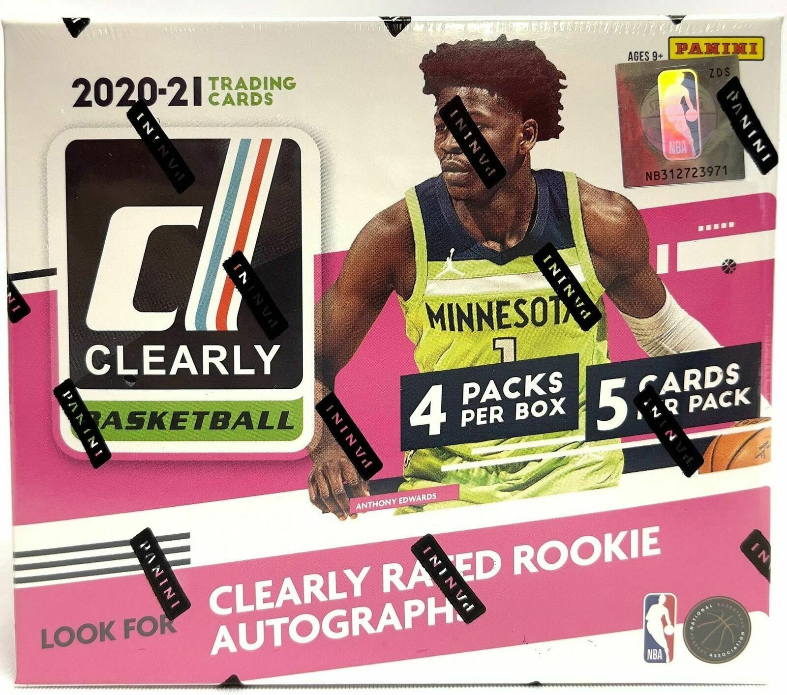2020-21 Panini Clearly Donruss Basketball Factory Sealed Hobby Box